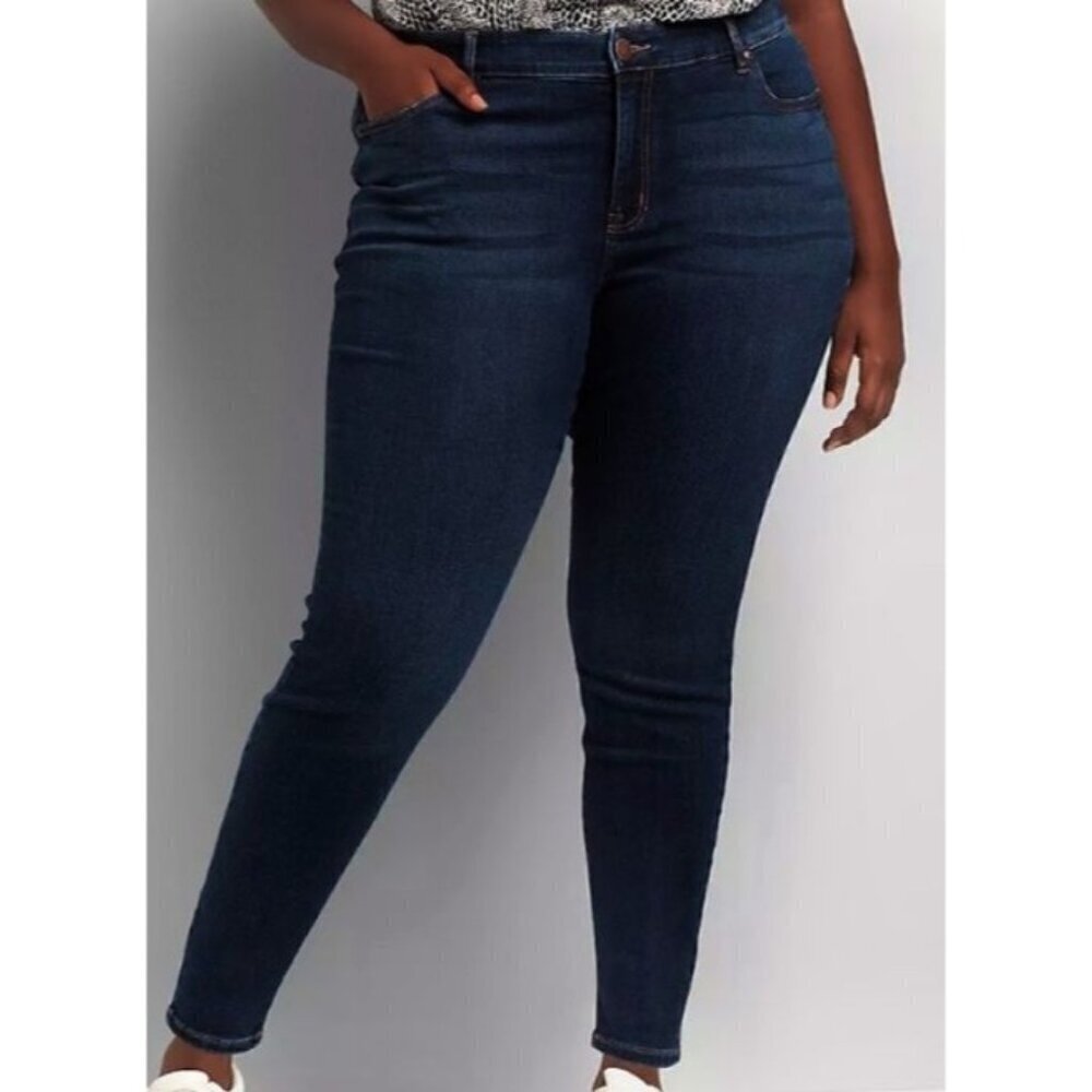 Lane Bryant Mid-Rise Signature Fit Skinny Jeans Size 18L